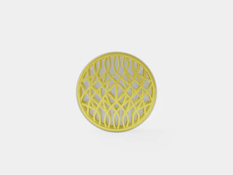 Vase Ang large Brass 3D Model