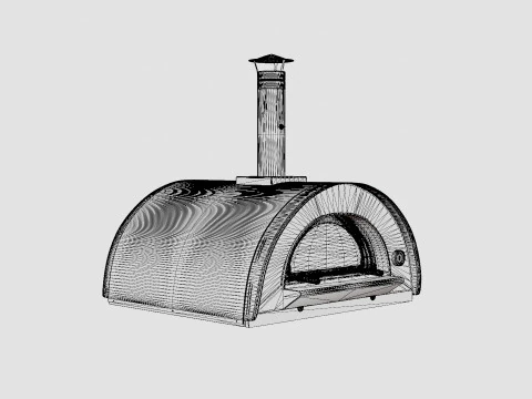 Clementi Family gas fired pizza oven 3D Model