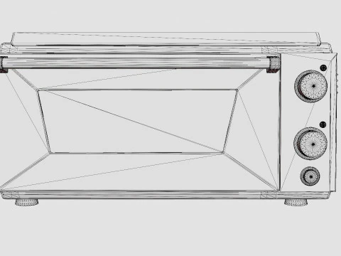 Effeuno electric pizza oven 3D Model