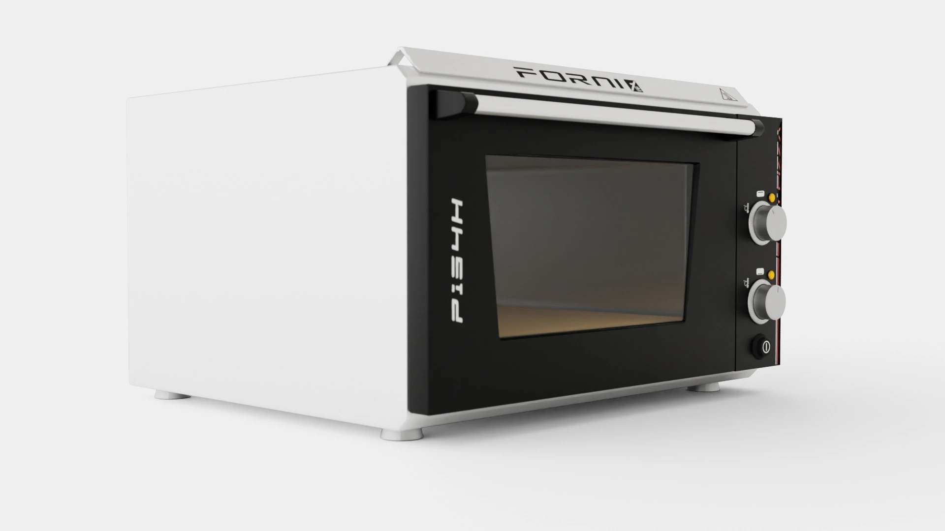 Effeuno electric pizza oven 3D Model .c4d .max .obj .3ds .fbx .stl .blend