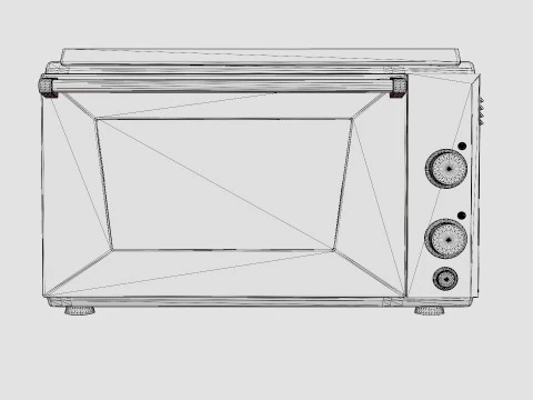 Effeuno electric pizza oven 3D Model