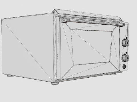 Effeuno electric pizza oven 3D Model