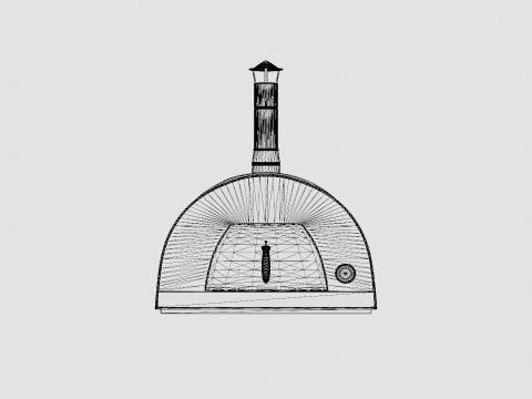 Maximus wood fired pizza oven Modèle 3D
