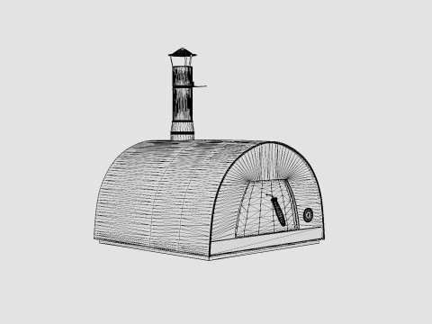 Maximus wood fired pizza oven Modèle 3D