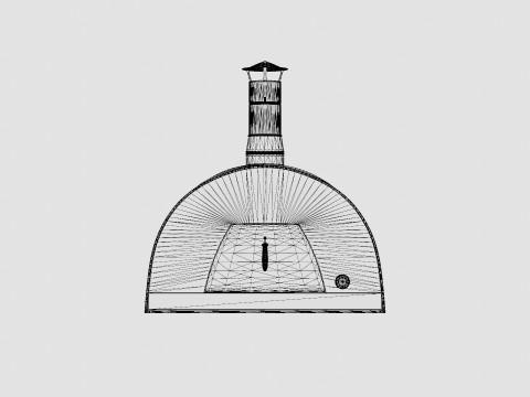 Maximus Prime wood fired pizza oven Model 3D