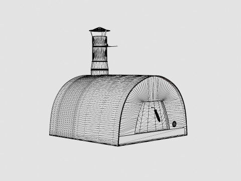 Maximus Prime wood fired pizza oven Model 3D