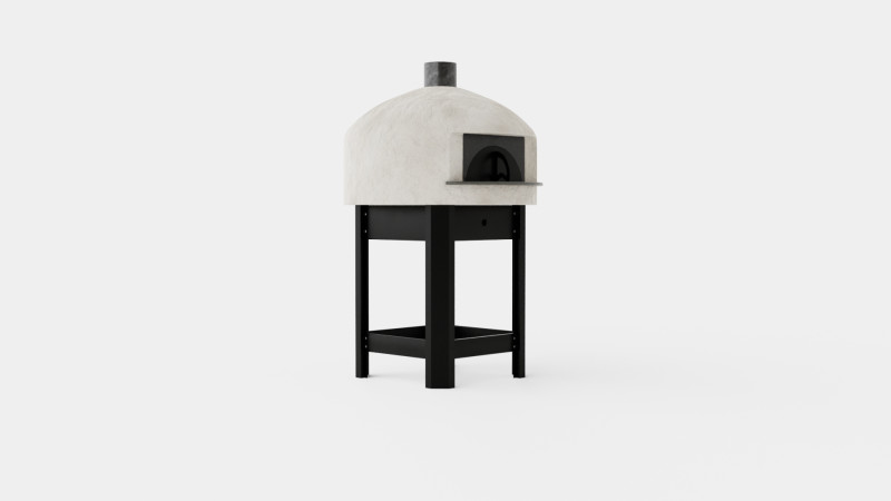 Modenzo Neapolitan Pizza oven built in biscotto brick 3D Model .c4d .max .obj .3ds .fbx .stl .blend 
