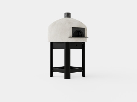 Modenzo Neapolitan Pizza oven built in biscotto brick 3D Модель