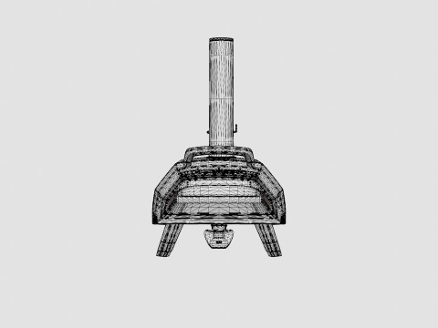 Ooni Karu 16 wood fired pizza oven 3D 模型
