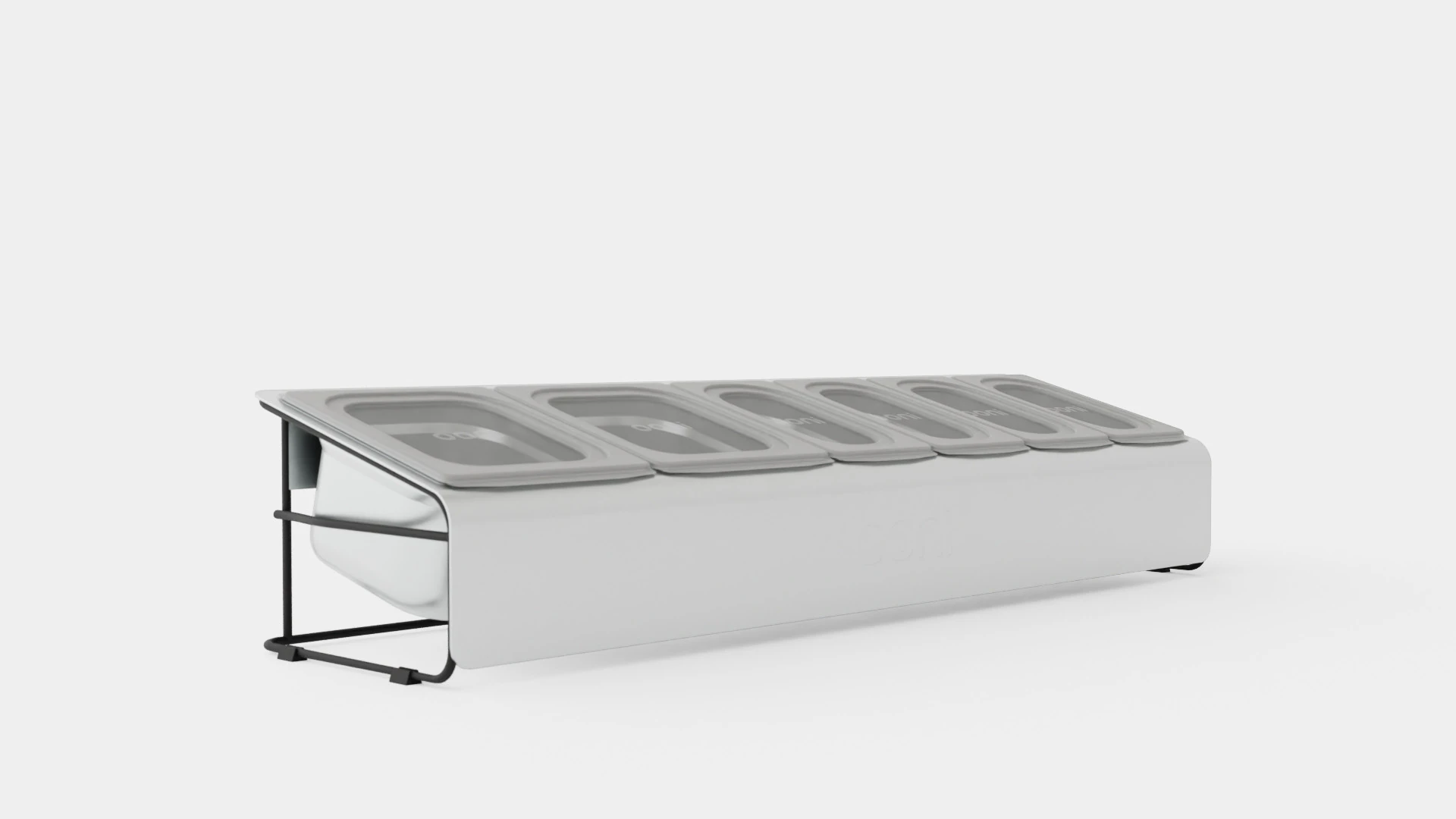 Ooni Pizza Topping station Stainless steel 3D Model .c4d .max .obj .3ds .fbx .stl .blend 