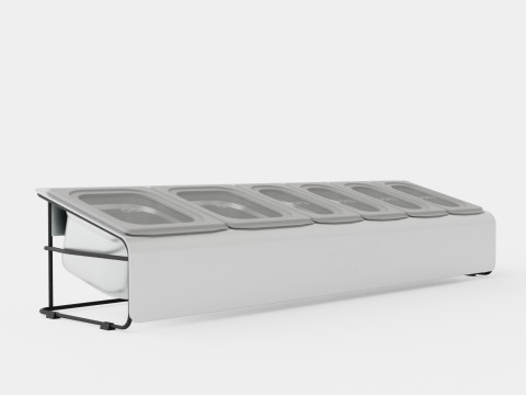 Ooni Pizza Topping station Stainless steel Modelo 3D