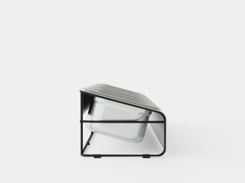Ooni Pizza Topping station Stainless steel 3D Modell