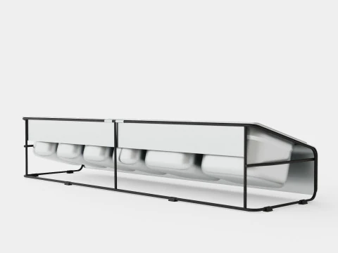 Ooni Pizza Topping station Stainless steel 3D Model