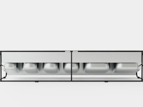 Ooni Pizza Topping station Stainless steel 3D Modell