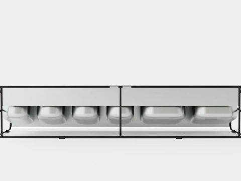 Ooni Pizza Topping station Stainless steel 3D Model