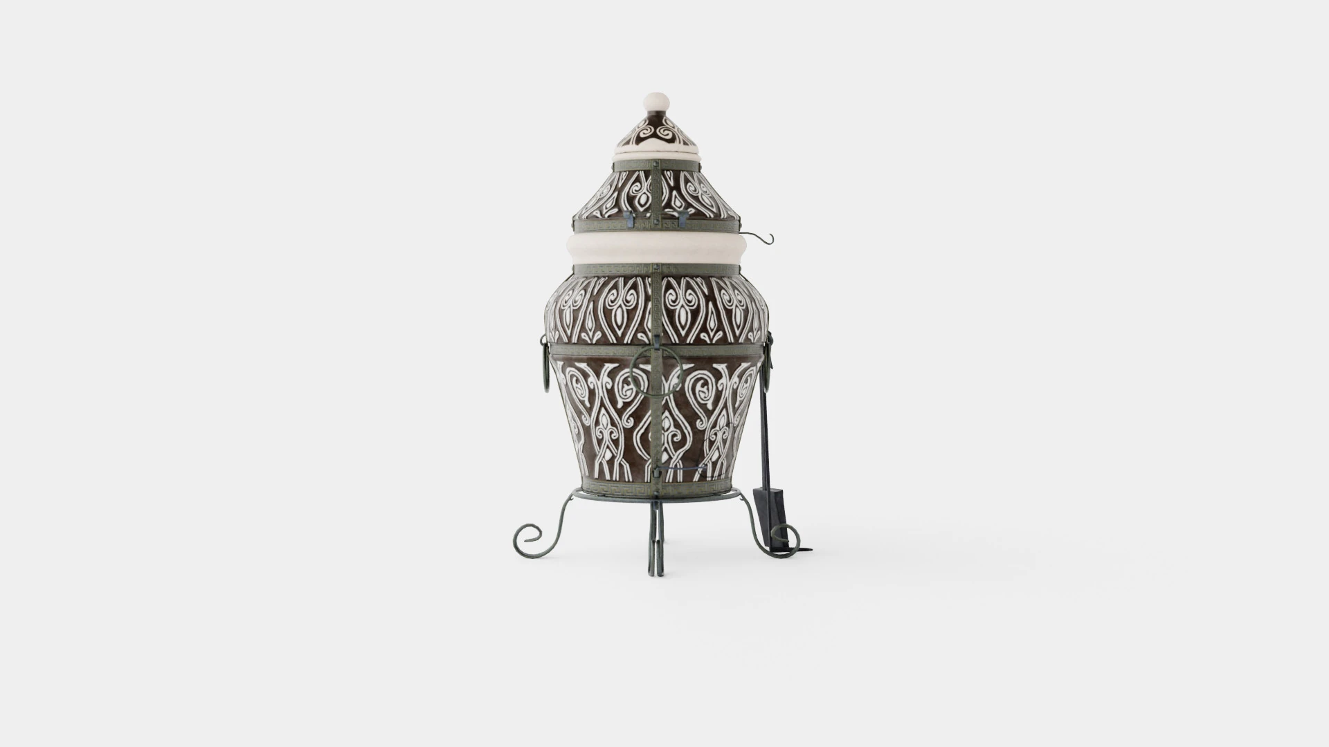 Tandoor Sultan 3D Model .c4d .max .obj .3ds .fbx .stl .blend 