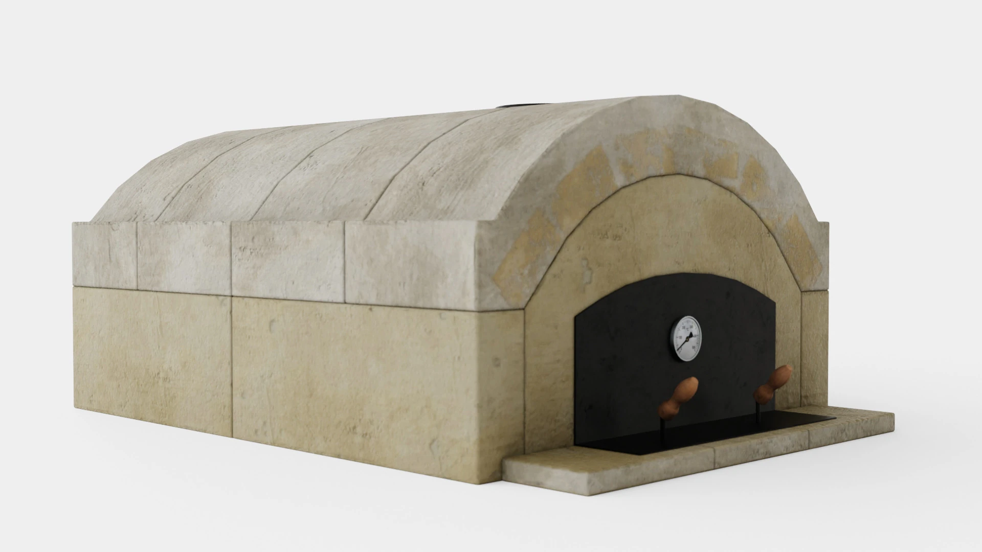 Trysil wood fired oven 3D Model .c4d .max .obj .3ds .fbx .stl .blend 
