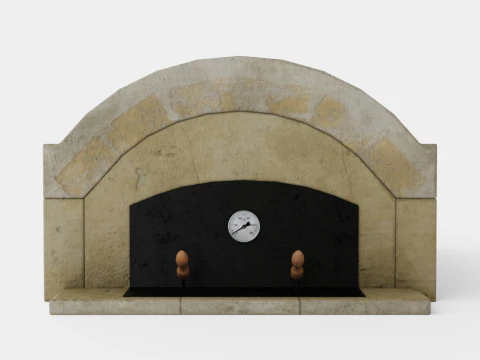 Trysil wood fired oven 3D Model