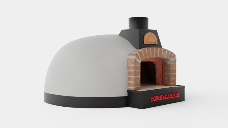 Valoriani 80 Hobby wood fired pizza oven 3Dモデル .c4d .max .obj .3ds .fbx .stl .blend 