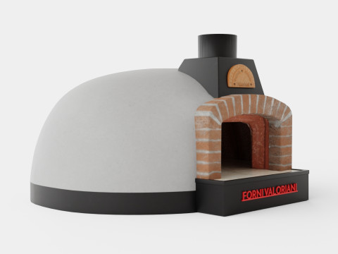 Valoriani 80 Hobby wood fired pizza oven 3D Model