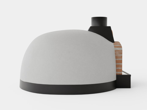 Valoriani 80 Hobby wood fired pizza oven 3Dモデル