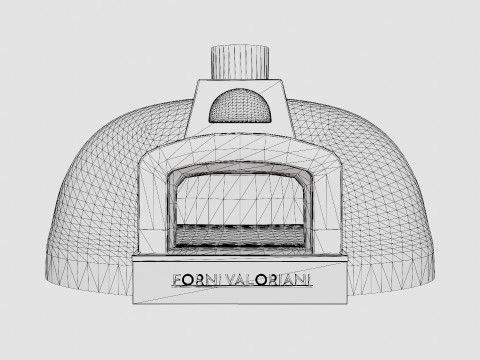 Valoriani 80 Hobby wood fired pizza oven 3Dモデル