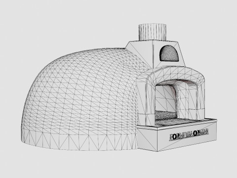 Valoriani 80 Hobby wood fired pizza oven 3Dモデル