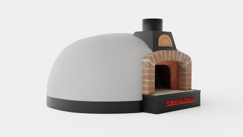 Valoriani 100 Hobby wood fired pizza oven Modèle 3D .c4d .max .obj .3ds .fbx .stl .blend 