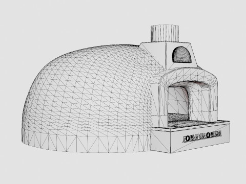 Valoriani 100 Hobby wood fired pizza oven Modèle 3D