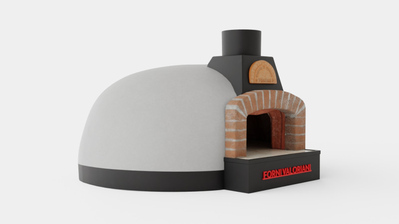 Valoriani 120 Hobby wood fired pizza oven Modèle 3D .c4d .max .obj .3ds .fbx .stl .blend 