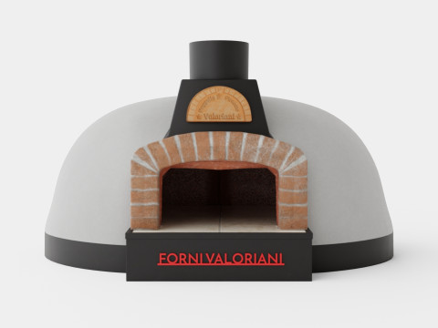 Valoriani 120 Hobby wood fired pizza oven Modèle 3D