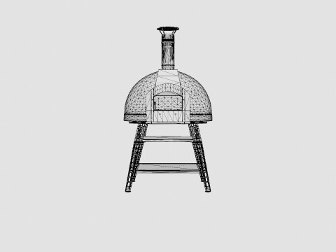 Valoriani Baby 60 wood fired pizza oven 3D मॉडल