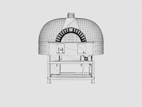 Valoriani ROTATION 120 gas fired professional oven 3D Model