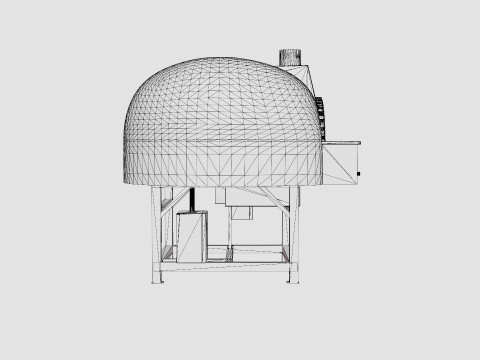 Valoriani ROTATION 120 gas fired professional oven 3D Model