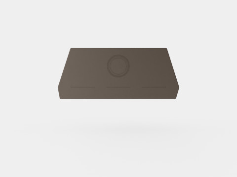 Heta Scan Line 100 wood burning stove on plinth Modelo 3D