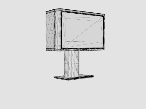 Heta Scan Line 100 wood burning stove on plinth Modelo 3D