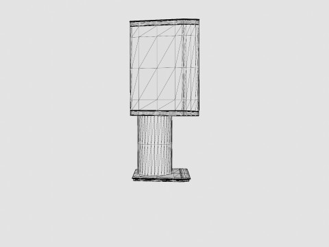 Heta Scan Line 100 wood burning stove on plinth Modelo 3D