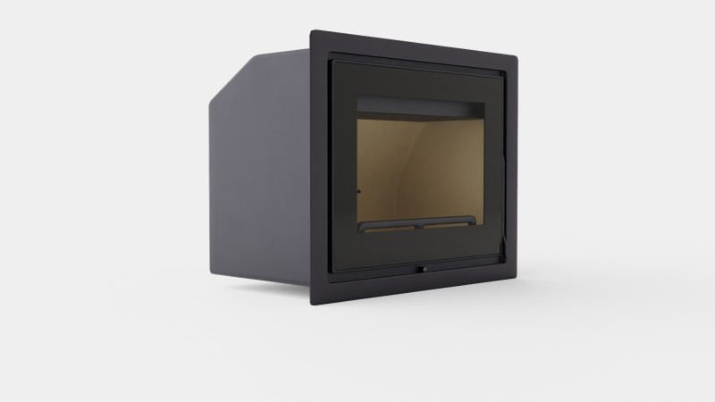 Heta Scan Line Panorama fireplace insert 3D Model .c4d .max .obj .3ds .fbx .stl .blend 