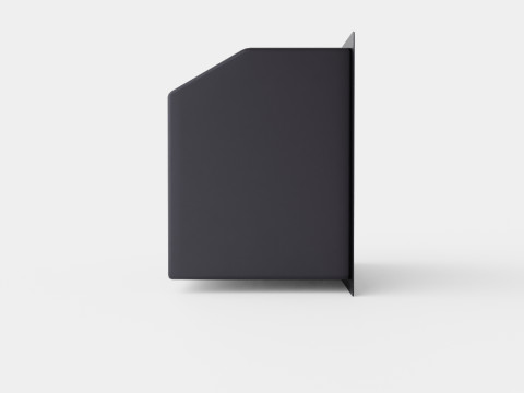 Heta Scan Line Panorama fireplace insert 3D Model