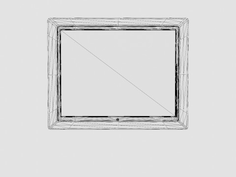 Heta Scan Line Panorama fireplace insert 3D Model