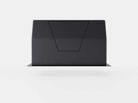Heta Scan Line Panorama fireplace insert 3D 模型