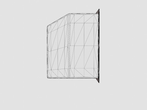 Heta Scan Line Panorama fireplace insert 3D 模型