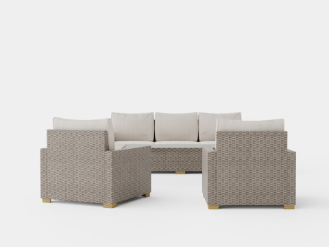 Canby sofa set 3D Model