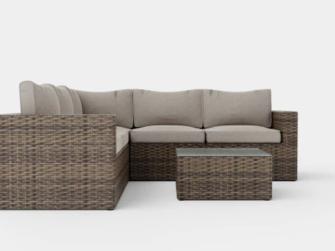 Minnesota sofa set 3D Model