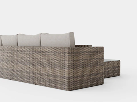 Minnesota sofa set 3D Model