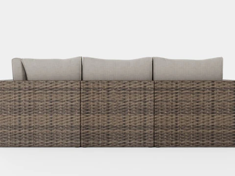 Minnesota sofa set 3D Model