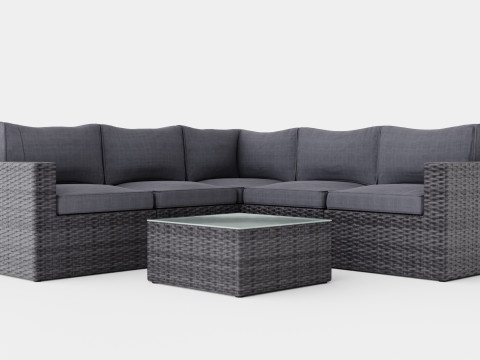 Minnesota sofa set Modello 3D