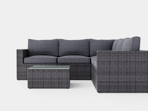 Minnesota sofa set 3D Model