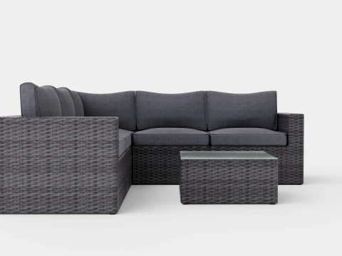 Minnesota sofa set 3D Model