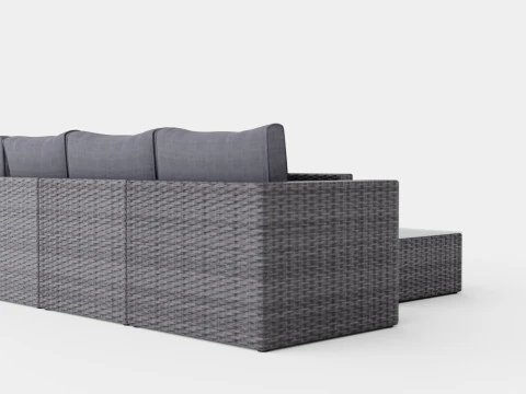 Minnesota sofa set 3D Model